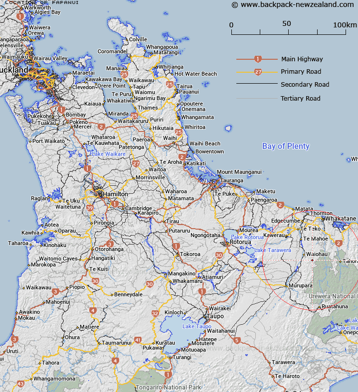 Papanui Map New Zealand