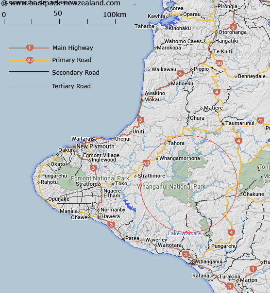 Ramanui Map New Zealand