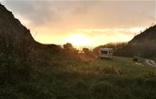 Putangirua Pinnacles Campsite . Putangirua Pinnacles Scenic Reserve