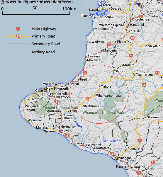 Maikaikatoa Stream Map New Zealand