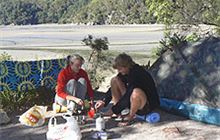 Torrent Bay Village Campsite . Abel Tasman National Park