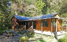 Atiwhakatu Hut . Holdsworth area, Tararua Forest Park