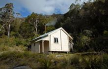 Camp Creek Hut . Ahaura River and Lake Brunner catchments area