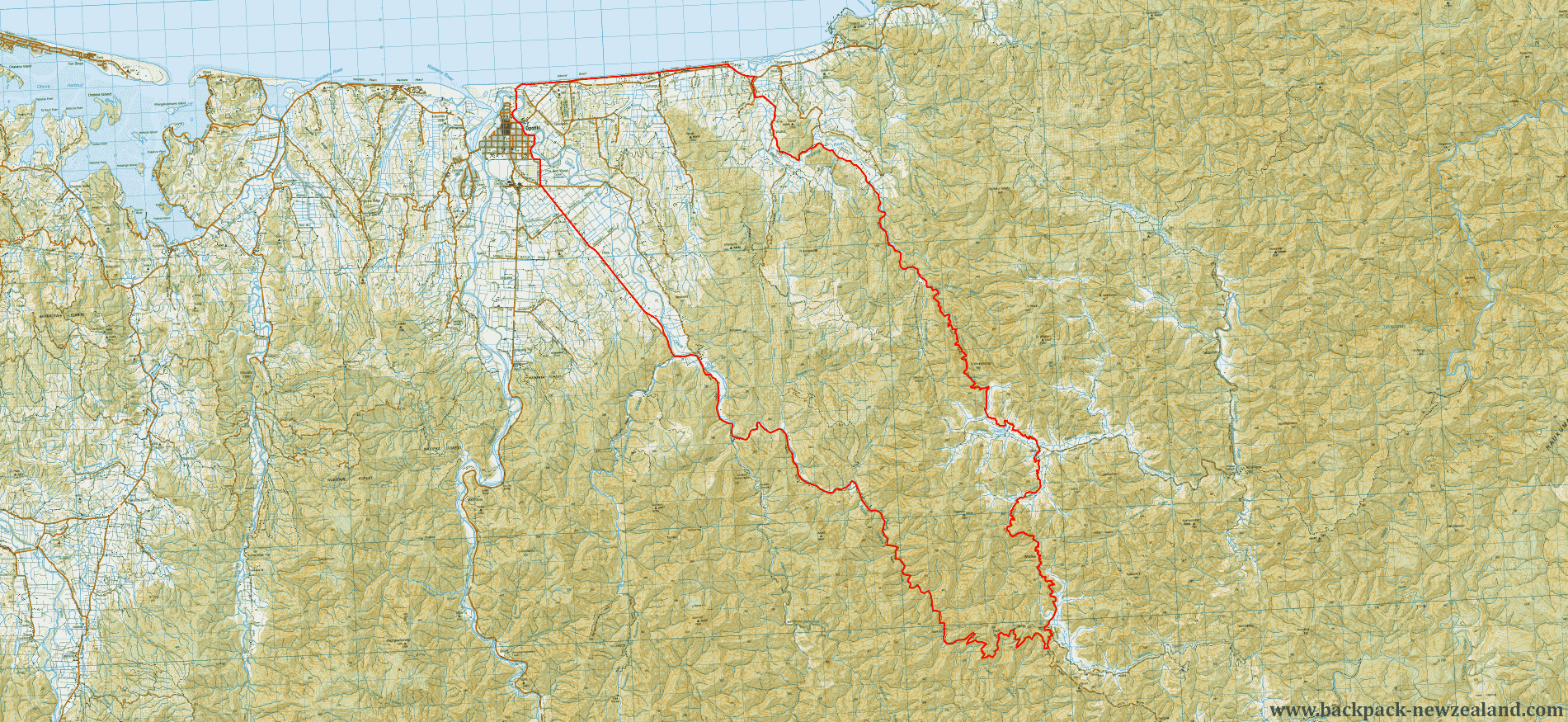 Loop Trail Map - New Zealand Tracks