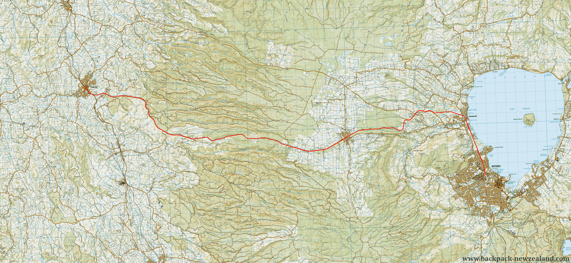 Old Rail Corridor Map - New Zealand Tracks